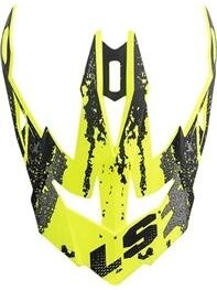 LS2 MX470 PEAK CLAW MAT HI VIS YELLOW