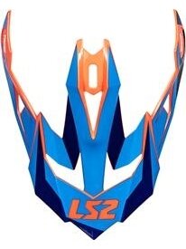 LS2 MX470 PEAK NIMBLE BLACK BLUE ORANGE