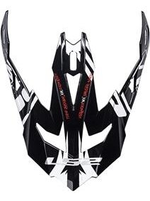 LS2 MX470 PEAK EMPEROR BLACK WHITE RED
