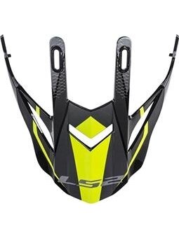 LS2 MX436 PEAK RING BLACK TITANIUM