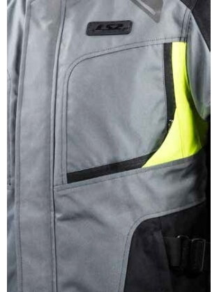 LS2 PHASE LADY JACKET GREY BLACK YELLOW 4