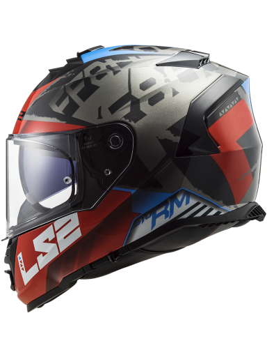 LS2 FF800 Storm SPRINTER Black Red Titanium