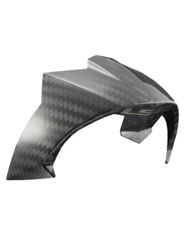 LS2 FF805 SPOILER MATT CARBON FOR FIM VERSION
