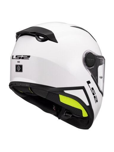 LS2 FF812 KID SOLID WHITE