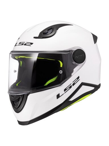 LS2 FF812 KID SOLID WHITE