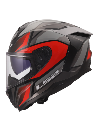 LS2 FF817 CHALLENGER II VIPER GREY RED