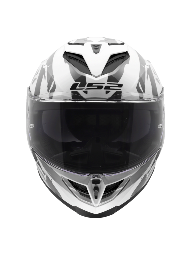 LS2 FF818 STORM III KAOS WHITE GREY