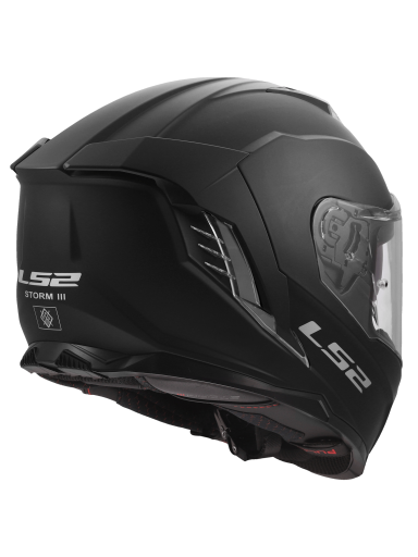 LS2 FF818 STORM III SOLID MATT BLACK