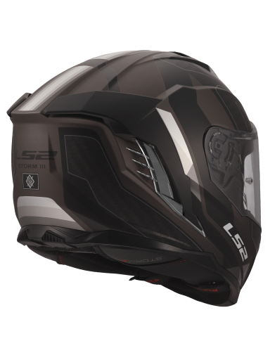 LS2 FF818 STORM III SPORTY BLACK GREY