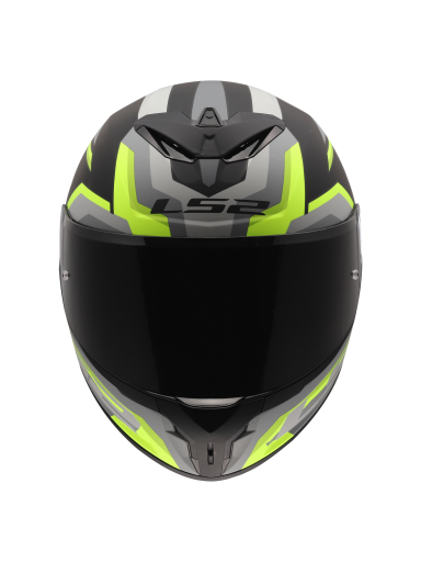LS2 FF820 RAPID III HYPER BLACK H-V YELLOW