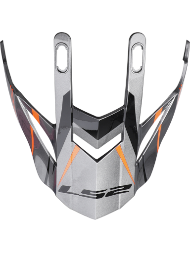 LS2 MX436 EVO PEAK KNIGHT TITANIUM ORANGE