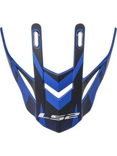LS2 MX436 EVO PEAK MASTER MATT BLACK BLUE