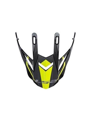 LS2 MX436 PEAK RING BLACK TITANIUM