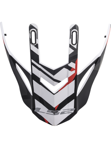 LS2 MX436 PEAK XTREME MAT BLACK RED