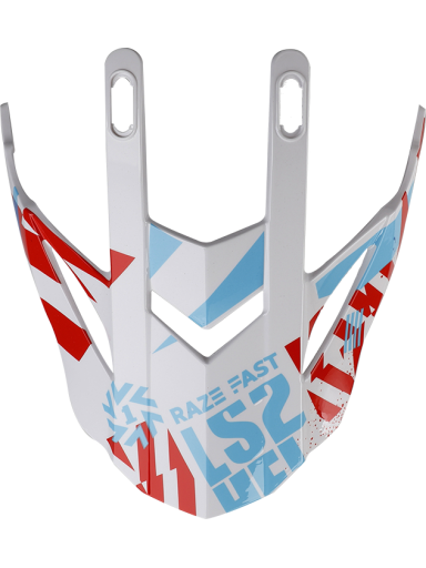 LS2 MX437 EVO PEAK FUNKY RED WHITE
