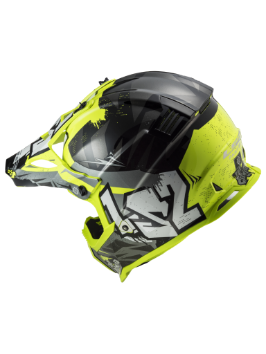 LS2 MX437 FAST EVO MINI II CRUSHER BLACK YELLOW-06