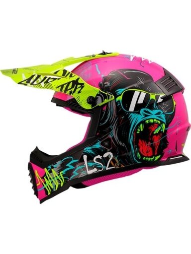 LS2 MX437 FAST II MINI GORILLA PURPLE-06
