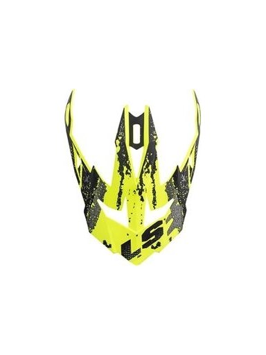 LS2 MX470 PEAK CLAW MAT HI VIS YELLOW