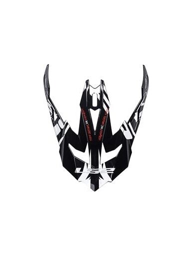 LS2 MX470 PEAK EMPEROR BLACK WHITE RED
