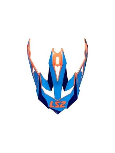 LS2 MX470 PEAK NIMBLE BLACK BLUE ORANGE