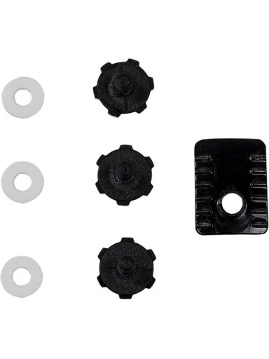 LS2 MX470 PEAK SCREWS BLACK