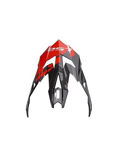 LS2 MX470 PEAK TROOP BLACK RED