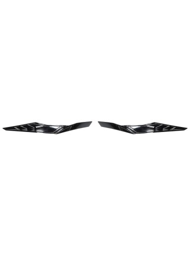 LS2 MX701 AIR VENT SIDE GLOSS BLACK