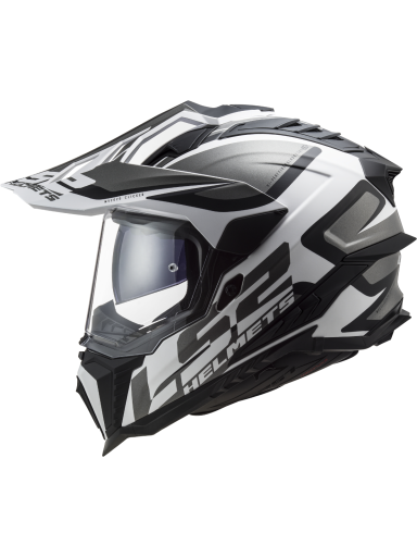 LS2 MX701 EXPLORER ALTER MATT BLACK WHITE-06