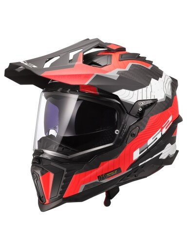 LS2 MX701 EXPLORER C TRICK WHITE RED-06