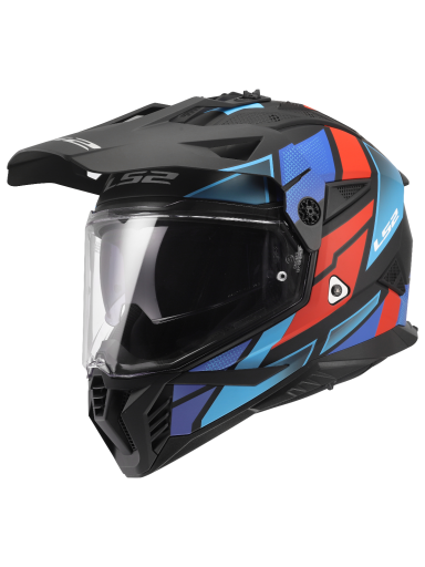 LS2 MX702 PIONEER II BLOCK BLACK RED BLUE-06