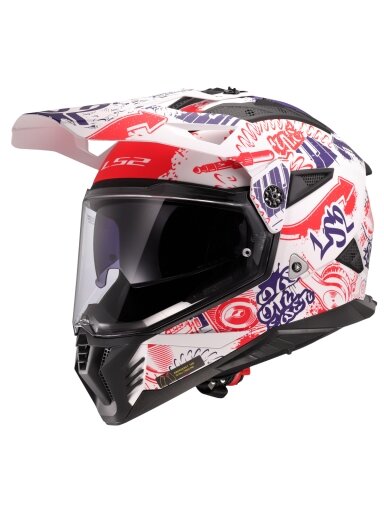 LS2 MX702 PIONEER II FANTASY WHITE RED BLUE-06