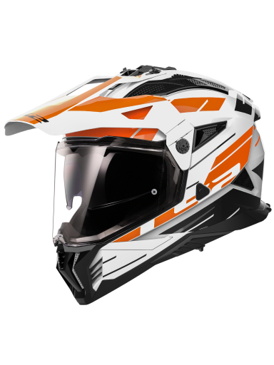LS2 MX702 PIONEER II NAMIB WHITE ORANGE-06