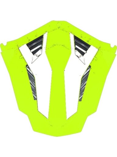 LS2 MX703 AIR VENT CHIN H-V YELLOW