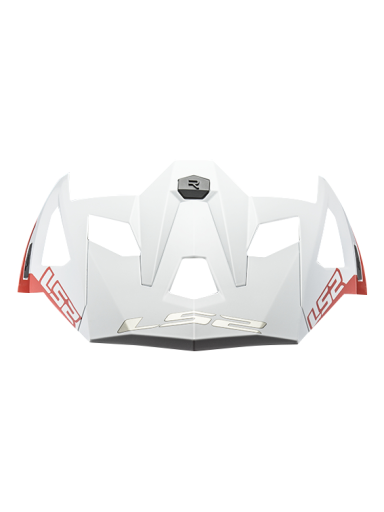 LS2 MX703 PEAK INTEGRATED VICTORY RED WHITE