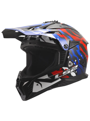 LS2 MX708 FAST II GROTESK WHITE BLUE RED-06