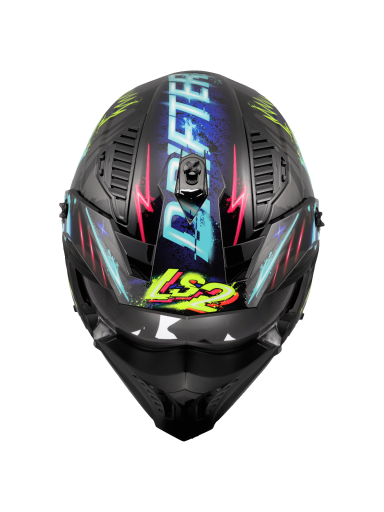 LS2 OF606 DRIFTER RAYZ BLACK BLUE-06