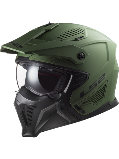 LS2 OF606 DRIFTER SOLID MATT MILITARY GREEN-06