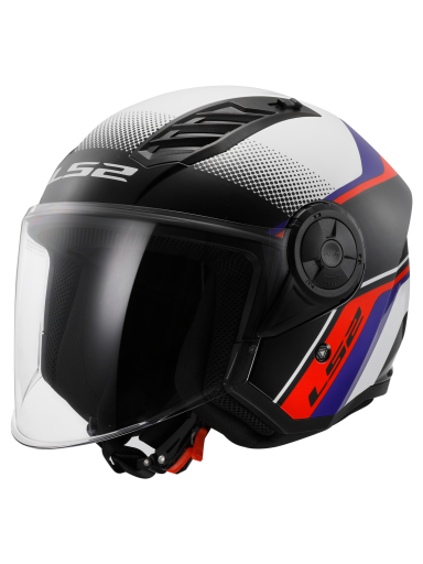 LS2 OF616 AIRFLOW II RUSH WHITE BLUE RED-06