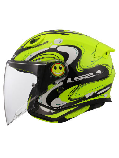 LS2 OF622 FUNNY II GLUP H-VIS YELLOW