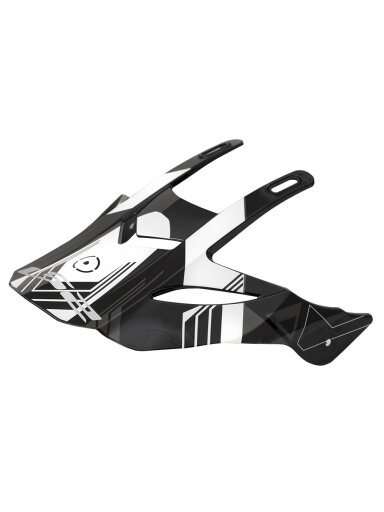 LS2 PEAK MX436 TRIGGER BLACK WHITE TITANIUM