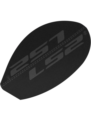 LS2 PLATE ALUMINUM CHIN BAR FF399 MATT BLACK