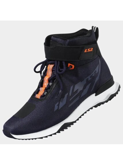 LS2 ACRUX MAN BOOTS DARK BLUE H-V ORANGE LS2 ACRUX MAN BOOTS DARK BLUE H-V ORANGE