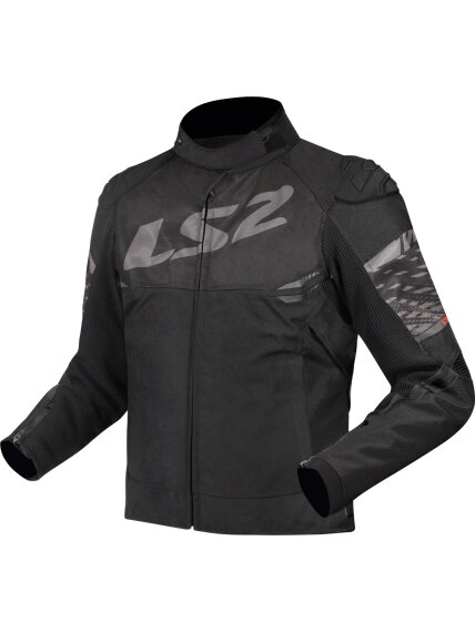 LS2 APEX LADY JACKET BLACK DARK GREY