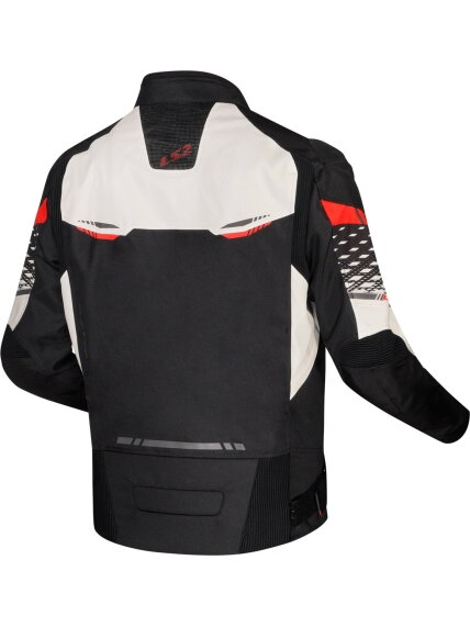 LS2 APEX MAN JACKET BLACK WHITE RED 1 LS2 APEX MAN JACKET BLACK WHITE RED 1