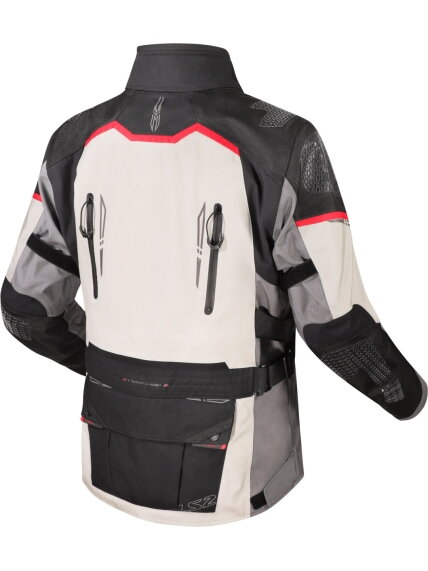 LS2 APOLLO MAN JACKET GREY BLACK RED 1