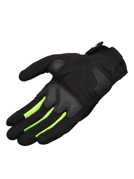 LS2 ATOM MAN GLOVES BLACK H-V YELLOW 2 LS2 ATOM MAN GLOVES BLACK H-V YELLOW 2