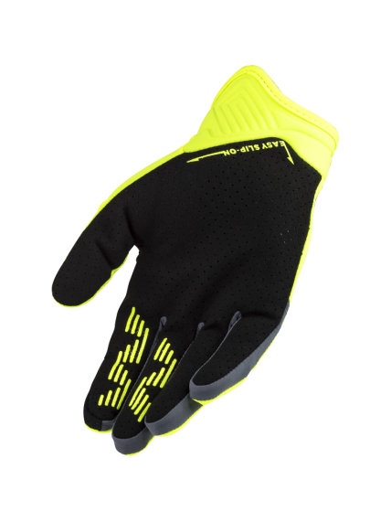 LS2 BEND MAN GLOVES H-V YELLOW GREY 1