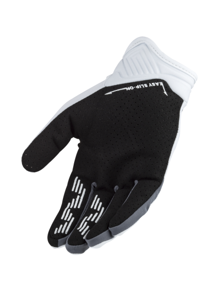 LS2 BEND MAN GLOVES WHITE GREY 1 LS2 BEND MAN GLOVES WHITE GREY 1