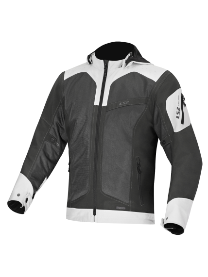 LS2 BOLTON AIR MAN JACKET GREEN GREY