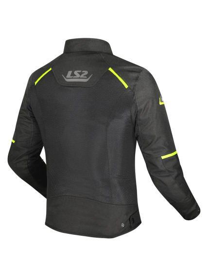 LS2 BREEZE MAN JACKET BLACK YELLOW 1 LS2 BREEZE MAN JACKET BLACK YELLOW 1